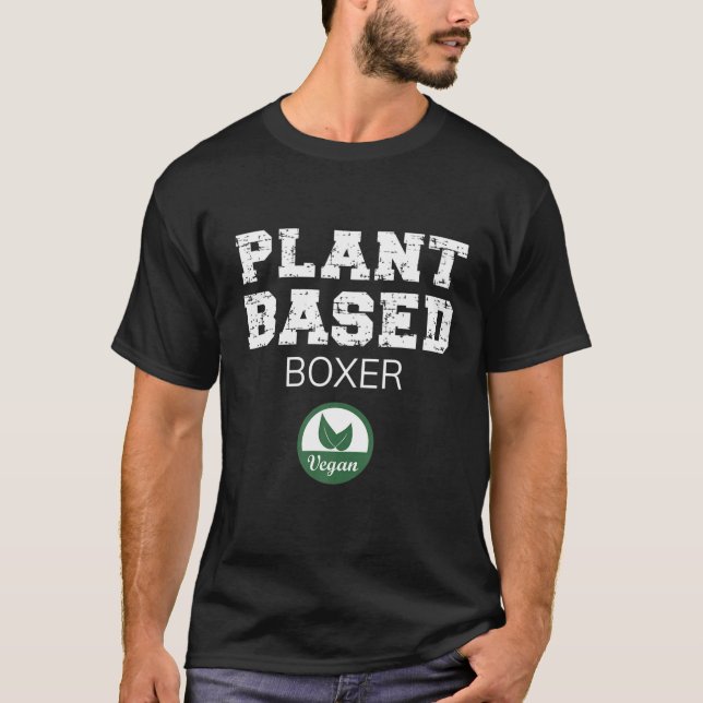 T-shirt Conception De Boxer Basée Sur Le plante. Conceptio (Devant)