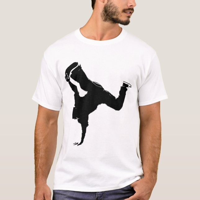 T-shirt conception de breakdancer (Devant)