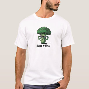 T-shirt Conception de brocoli cool Brocc 'n' Roll