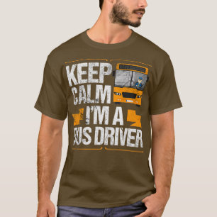 T-shirt Conception De Bus Pour Les Conducteurs D'Autocars