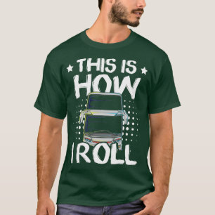 T-shirt Conception De Bus Pour Les Conducteurs D'Autocars