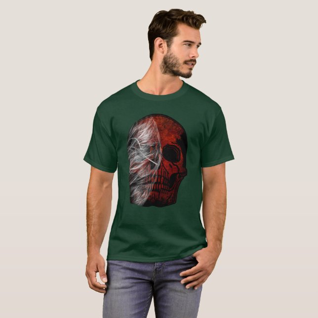 T-SHIRT CONCEPTION DE CADEAU D'HALLOWEEN AVEC GRAPHIQUE DE (Devant entier)