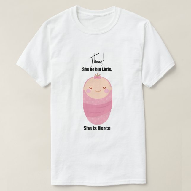 T-shirt Conception de cadeau inspiré de bébé emmailloté (Design devant)
