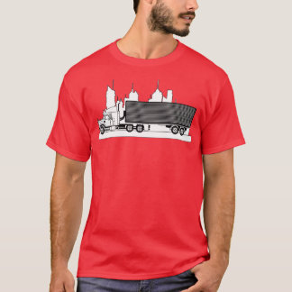 T-shirt Conception de camion Camion Conducteur de camion t