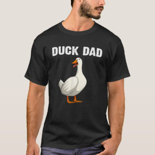 T-shirt Conception de canard mignon pour papa hommes oisea