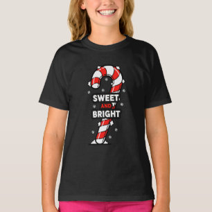 T-shirt Conception de canne à sucre douce et lumineuse