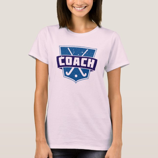 T-shirt Conception de car d'hockey de champ (Devant)