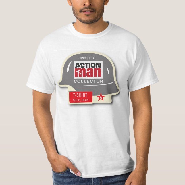 T-shirt Conception de casque allemand d'homme d'action (Devant)