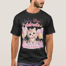Conception de célébration d'anniversaire de chaton