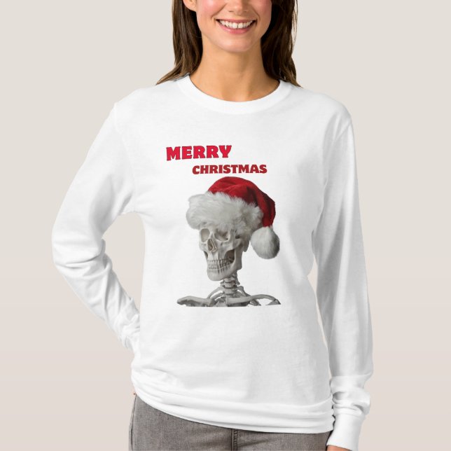T-shirt Conception de célébration de fêtes de Noël joyeuse (Devant)