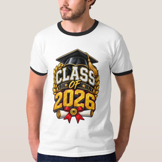 T-shirt Conception de célébration de remise des diplômes d (Devant)
