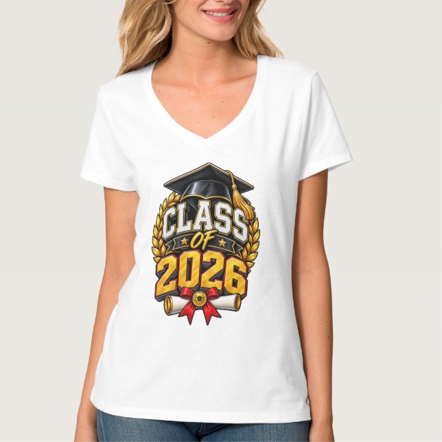T-shirt Conception de célébration de remise des diplômes d (Devant)