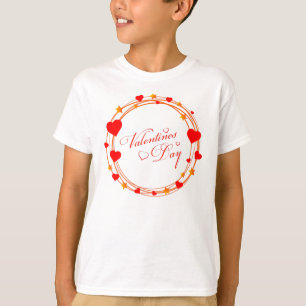 T-shirt Conception de cercle de la Saint-Valentin-25695