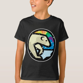 T-shirt conception de cercle d'ours polaire