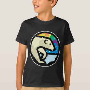 T-shirt conception de cercle d'ours polaires