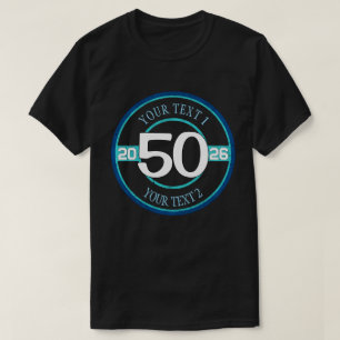 T-shirt Conception de cercle personnalisée sur mesure
