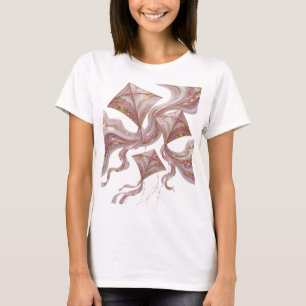 T-SHIRT CONCEPTION DE CERF-VOLANT 3D AVEC EFFET MARBRE ET 