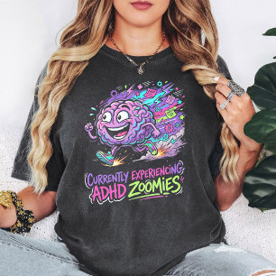 T-shirt Conception de cerveau Zoomies TDAH