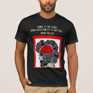 T-shirt Conception de chaos et de réalité