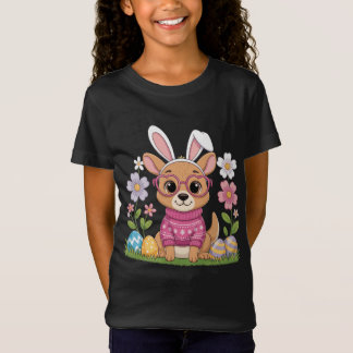 T-Shirt Conception de chasse aux œufs de kangourou de Pâqu