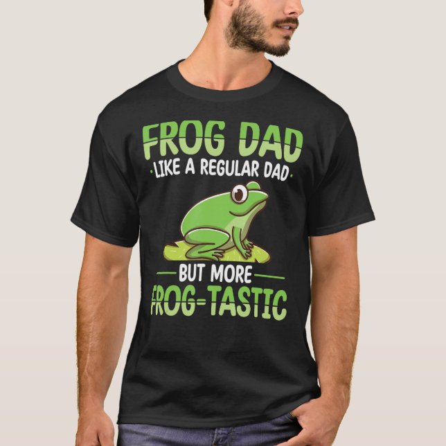 T-shirt Conception de chasse de papa grenouille Toad Gigge (Devant)