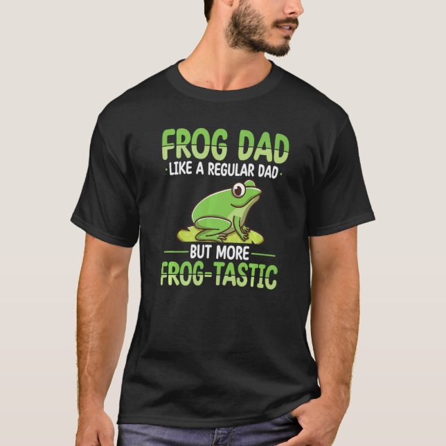 T-shirt Conception de chasse de papa grenouille Toad Gigge (Devant)
