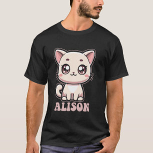 T-shirt Conception de chat Kitty mignon pour les filles no