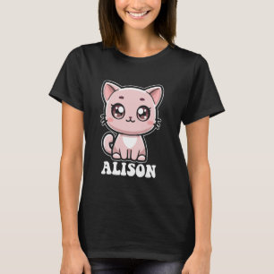 T-shirt Conception de chat Kitty mignon pour les filles no