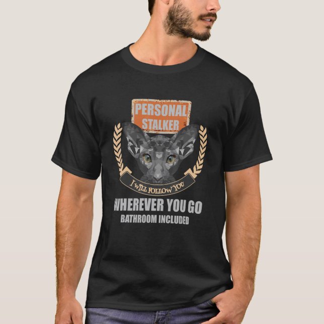 T-shirt Conception de chat Oriental Shorthair (Devant)