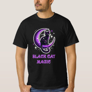 T-shirt Conception de chats noirs adorables et capricieux