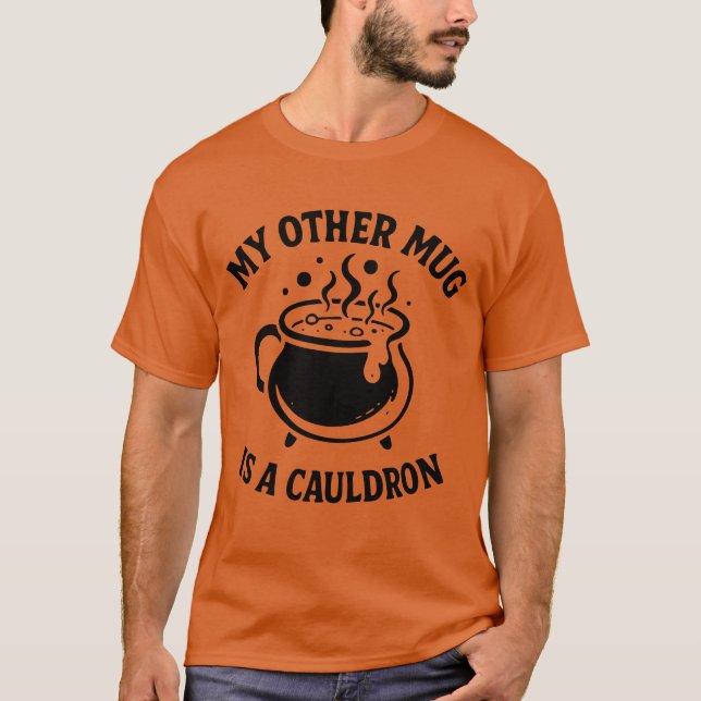 T-shirt Conception de Chaudron Noir Sorcière – Brassin de  (Devant)