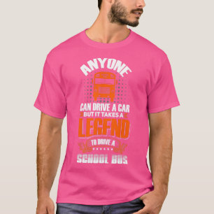 T-shirt Conception de chauffeur de bus pour le conducteur