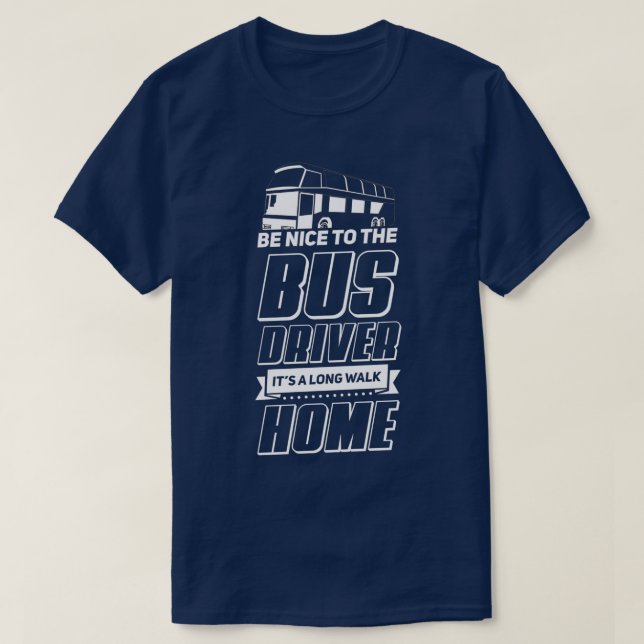 T-shirt Conception de chauffeur de bus pour l'école Condui (Design devant)