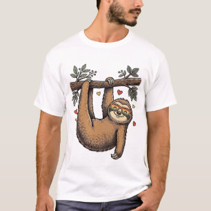 T-shirt Conception de chemise arc-en-ciel de cœur de pares