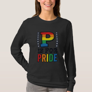 T-shirt Conception de chemise arc-en-ciel de lettre de fie