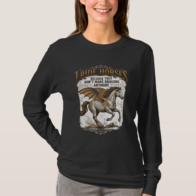T-shirt Conception de chemise de cavalier de fantaisie de  (Devant)