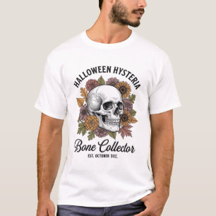 T-shirt Conception de chemise de collectionneur de crâne d