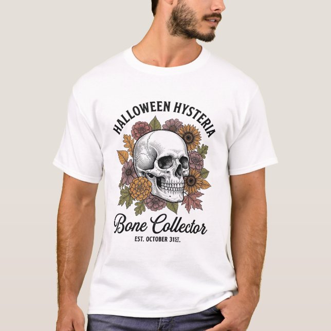 T-shirt Conception de chemise de collectionneur de crâne d (Devant)