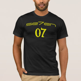 T-shirt conception de chemise de se7en