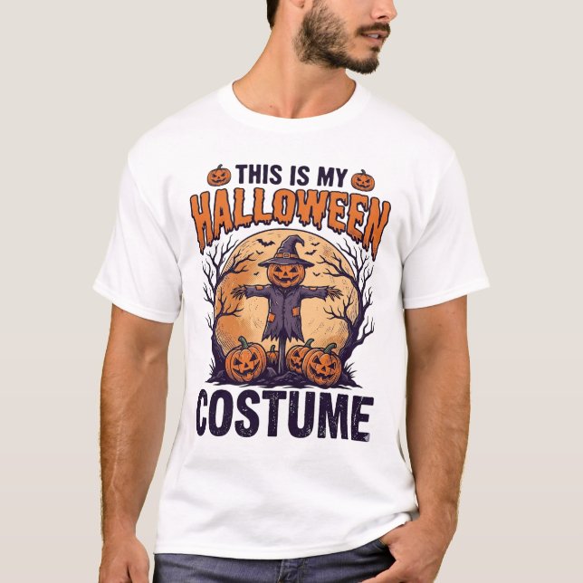 T-shirt Conception de chemise de sorcière de citrouille de (Devant)