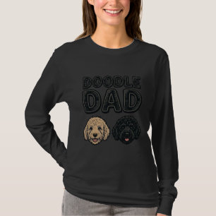 T-shirt Conception de chemise Doodle Dad Vintage Dog Dad_1