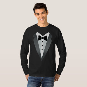 T-shirt Conception de chemise drôle de gentleman en smokin