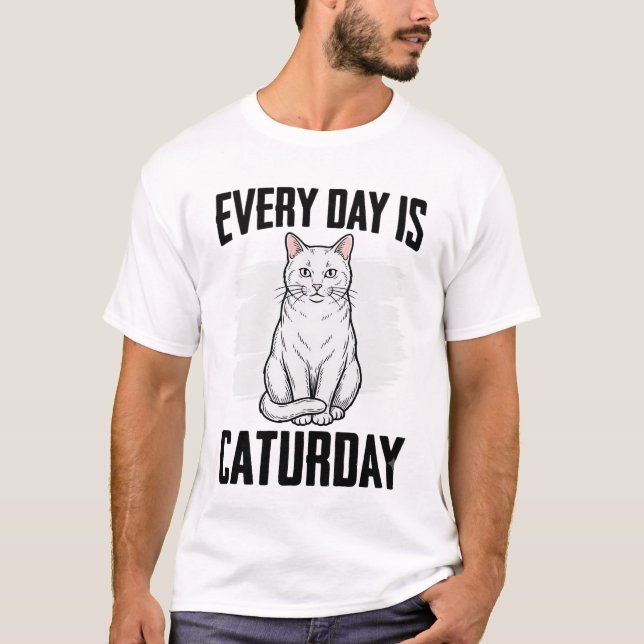 T-shirt Conception de chemise drôle pour amateur de chat d (Devant)