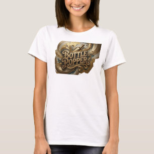 T-shirt Conception de chemise Dynamic Orange BOTTLE POPPER