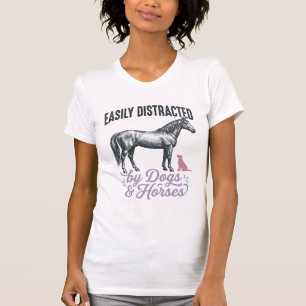 T-shirt Conception de chemise facilement distrait par les 