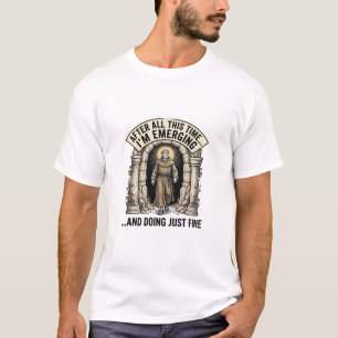 T-shirt Conception de chemise graphique de gravure d'humou