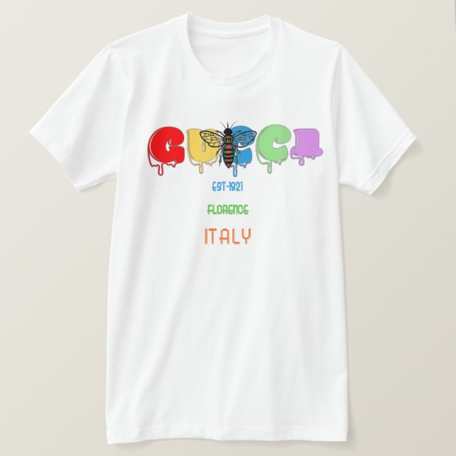 T-shirt conception de chemise Gucci par soi-même (Design devant)