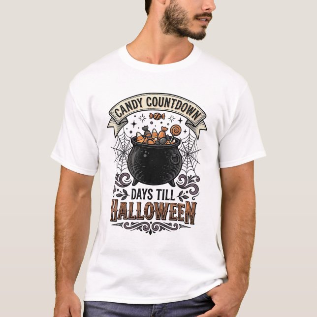 T-shirt Conception de chemise pour le compte à rebours des (Devant)