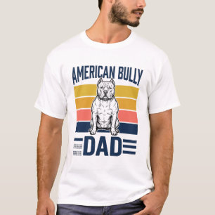 T-shirt Conception de chemise pour papa American Bully ama
