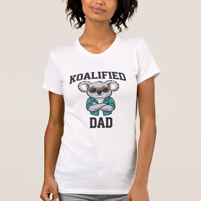 T-shirt Conception de chemise pour papa koalifié Koala pèr (Devant)